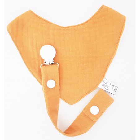 Attache sucette safran