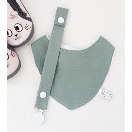 Attache sucette eucalyptus