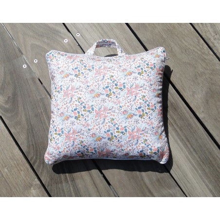 Housse de coussin 40 x 40 avec poignée