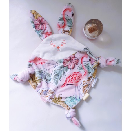 Doudou Lapinou fleurs