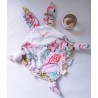 Doudou Lapinou fleurs