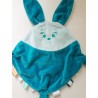 Doudou Lapinou vert émeraude