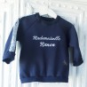 Le sweat personnalisé - Bleu Marine